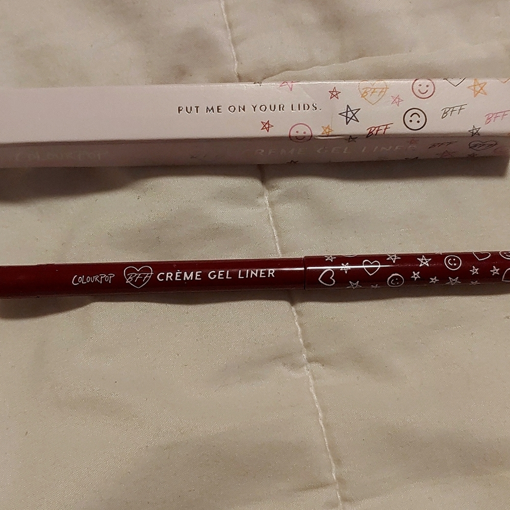 ColourPop gel liner named Joy Ride, deepened burgundy NEW